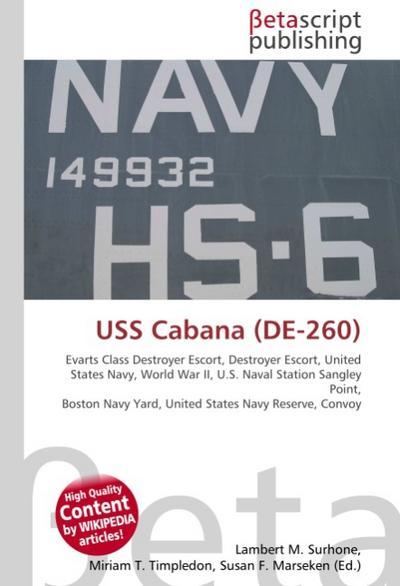VDM USS Cabana (DE-260)