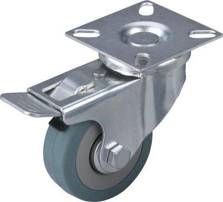 EXTOL PREMIUM Koleka otoná s obruí ze edé prye a brzdou, sada 2ks, prmr 50mm