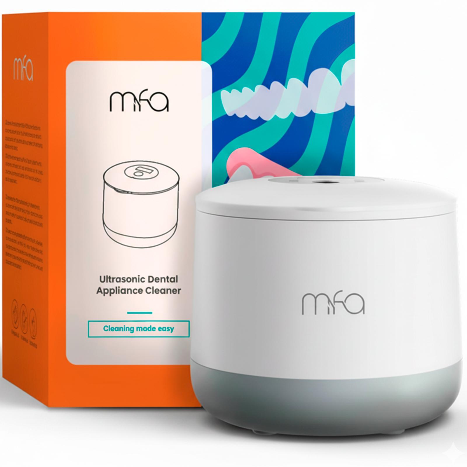 mfa® | Ultraschallreinigungsgerät für Zahnprothesen, Zahnspangen, Zahnschienen, Retainer, Aligner, Zahnersatz & Aufbissschienen