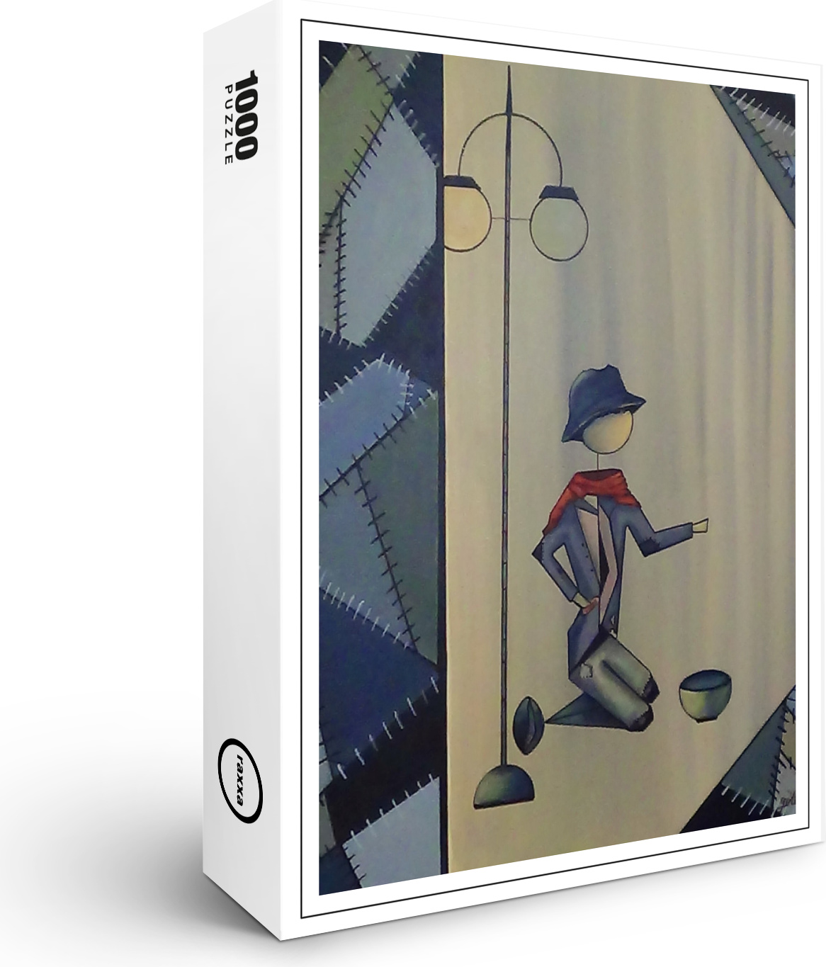 raxxa Premium-Puzzle "Der Obdachloser", 1000 Teile 1-14270-18108-325