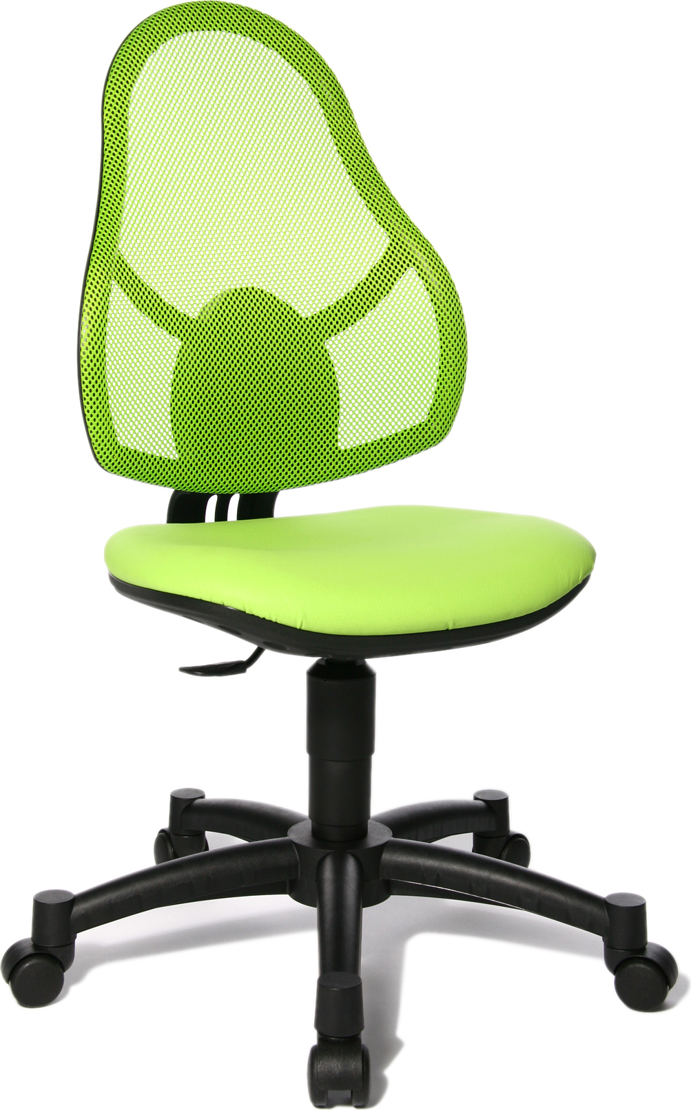 HJH Office 742003 sedia girevole per bambini FANCY I sedia girevole in ecopelle turchese che cresce con te in un design vivace