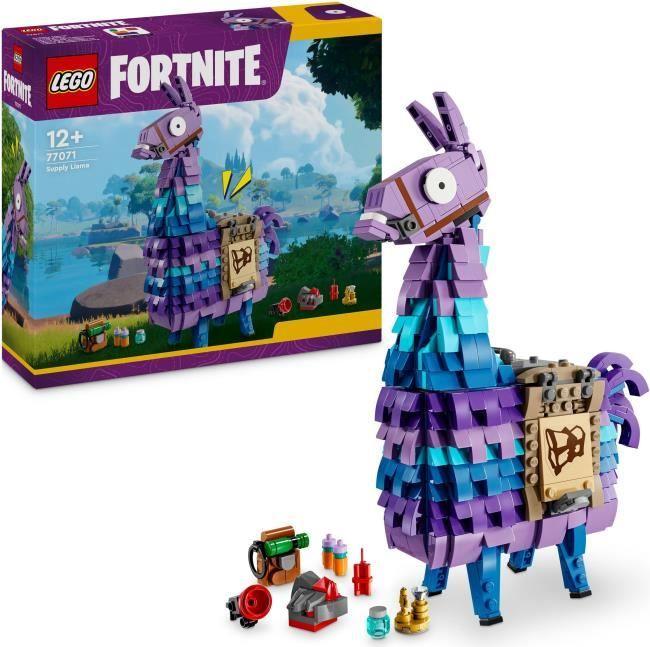 LEGO Fortnite Lama de ravitaillement 77071, stavebnicová sada, postavička z videohry, pre mládež od 12 rokov, pohyblivá hlava, herné príslušenstvo