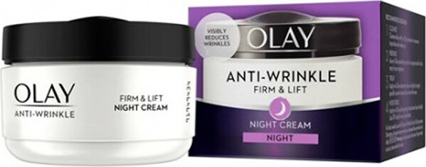 Olay Anti-Falten Nachtcreme Firm And Lift – Anti-Aging Pflege, 50 Ml