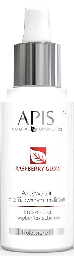 Apis Himbeer Glow Serum mit gefriergetrockneten Himbeeren, 30ml