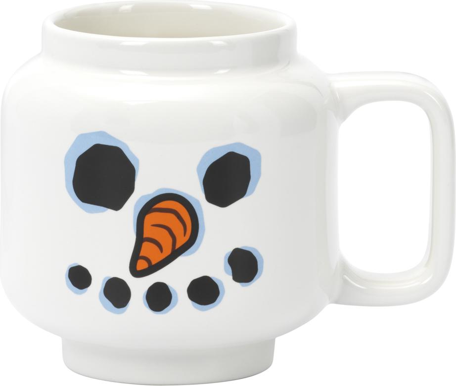 LEGO Kaffeetasse SNOWMAN 255 ml weiß im Karton