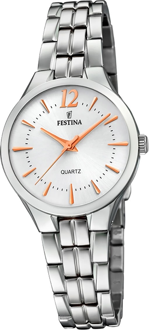 Festina Dámske hodinky z nehrdzavejúcej ocele F20216/1 Náramkové hodinky strieborné Mademoiselle D2UF20216/1
