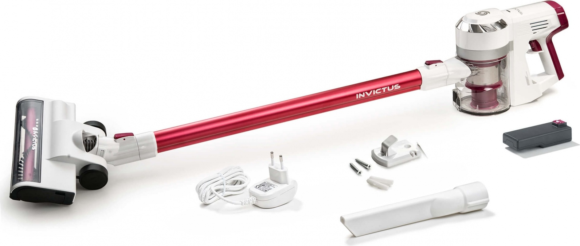Genius Invictus X3 akumulátorový vysávač Bezvreckový a akumulátorový vysávač 150 W LED bodové osvetlenie Lítium-iónová batéria Funkcia voľného státia