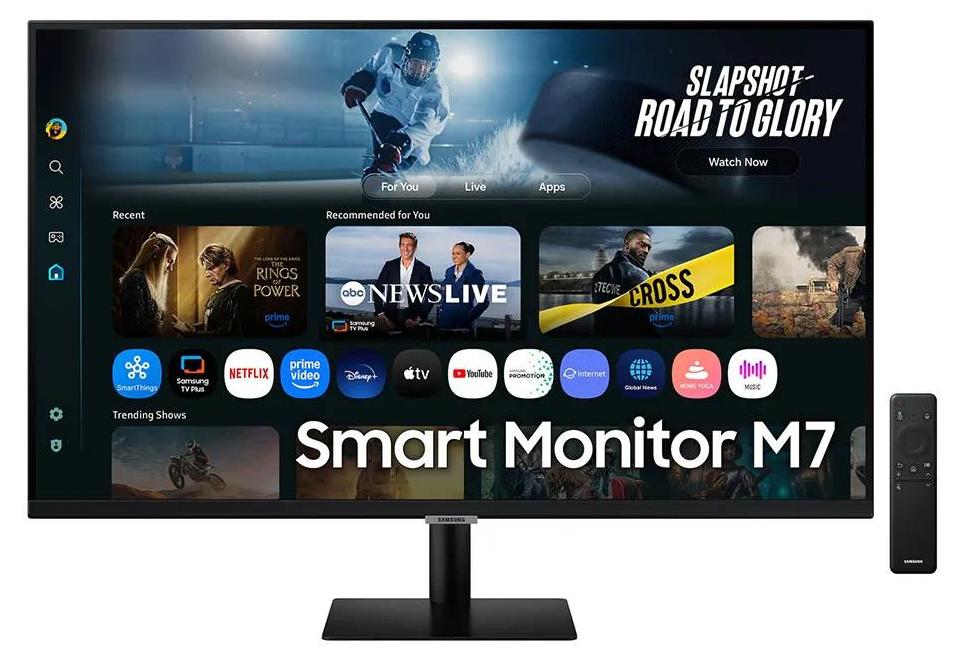 Samsung M70F, 81,3 cm (32"), 3840 x 2160 px, 4K Ultra HD, LCD, 4 ms, Čierna