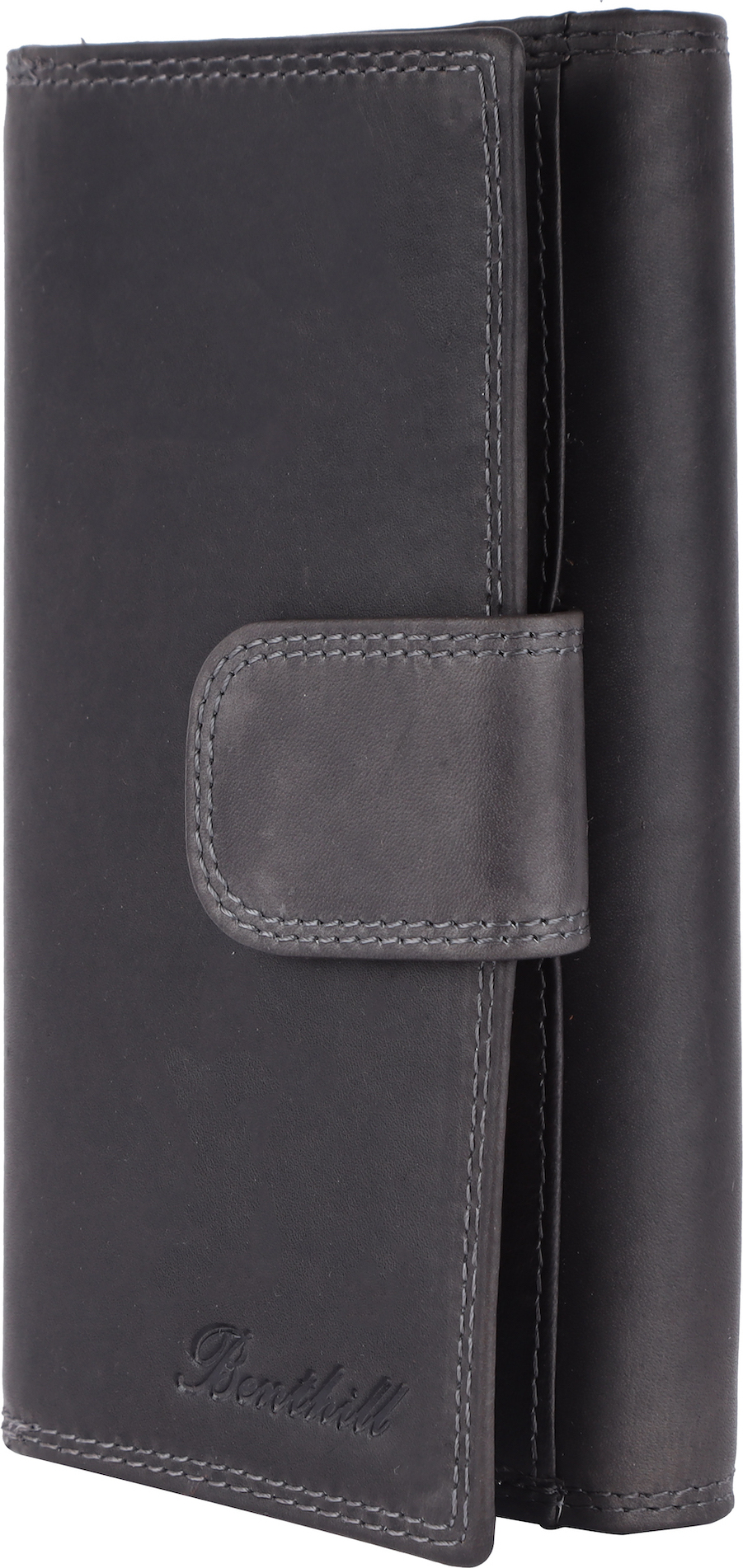 Benthill Damen Portemonnaie Leder XXL - Große Geldbörse mit RFID Schutz - Echtleder Vintage Damenbörse inkl. Geschenkbox 1425