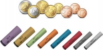 Münzhülsen  20 Cent  105 Stück Münzrollen Münzen 