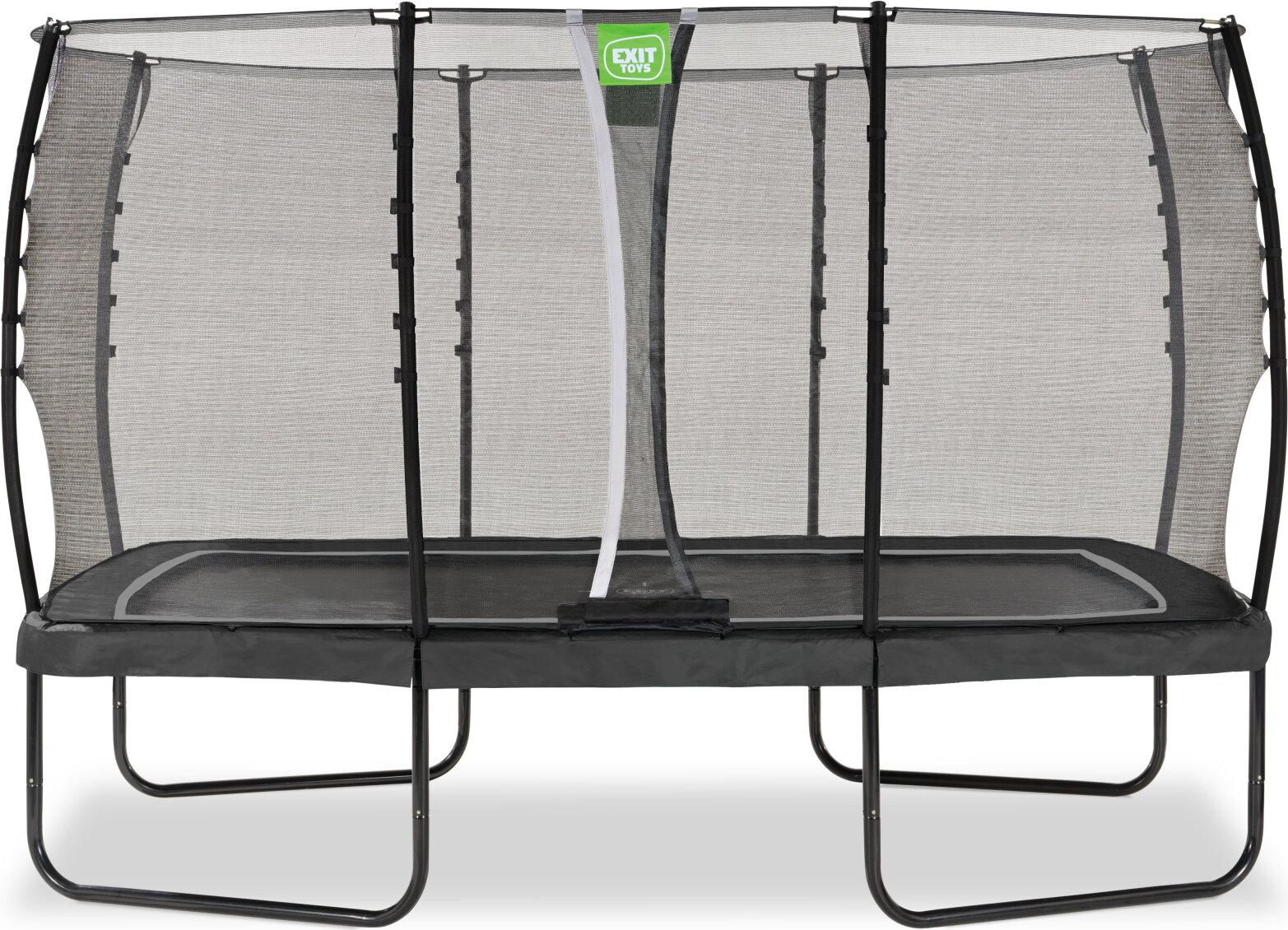 Trampolína EXIT Allure Classic 214 x 366 cm, na nohách, obdĺžniková, čierna