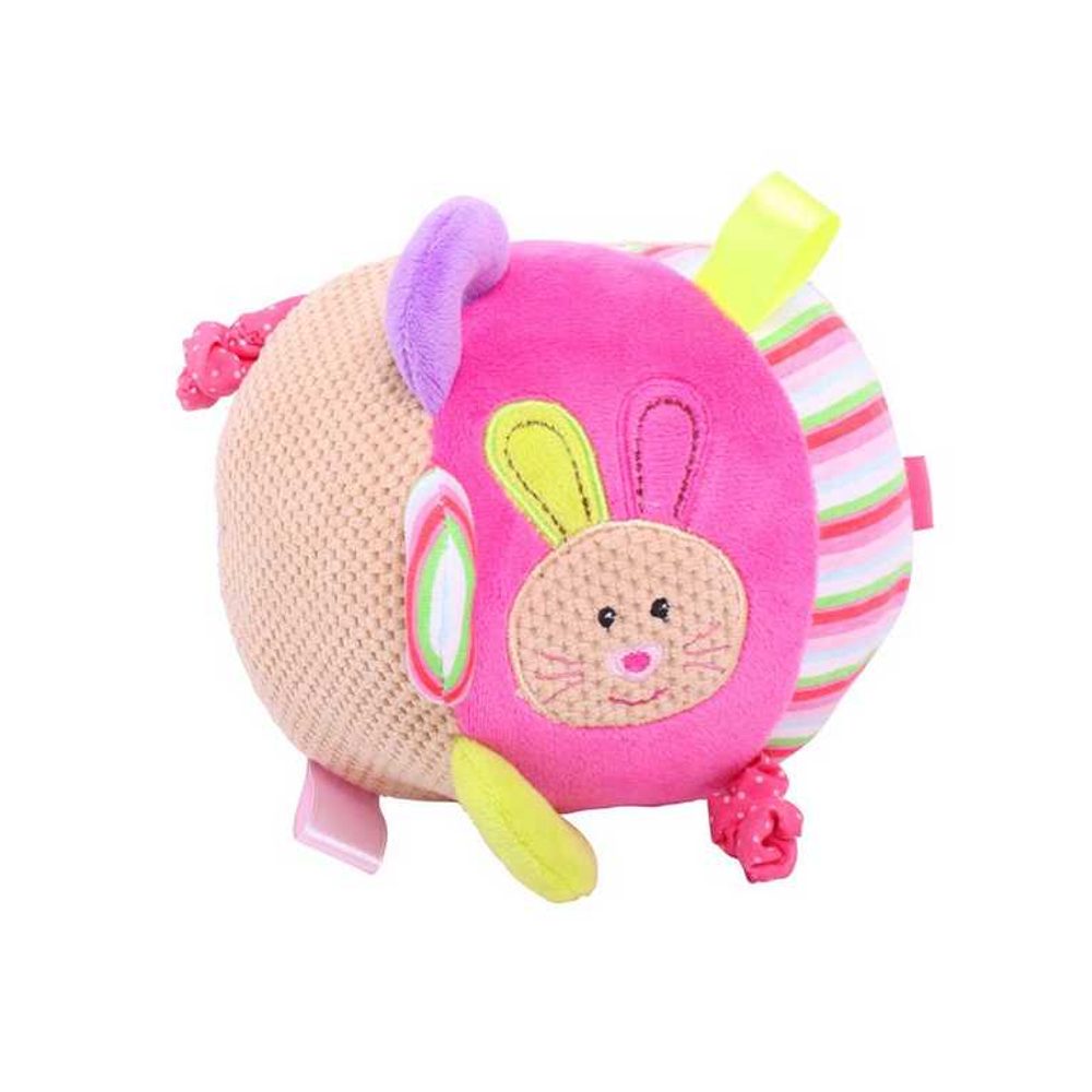 Bigjigs Toys Bigjigs Baby Textil-Motor-Ball, Bella Hase BB502