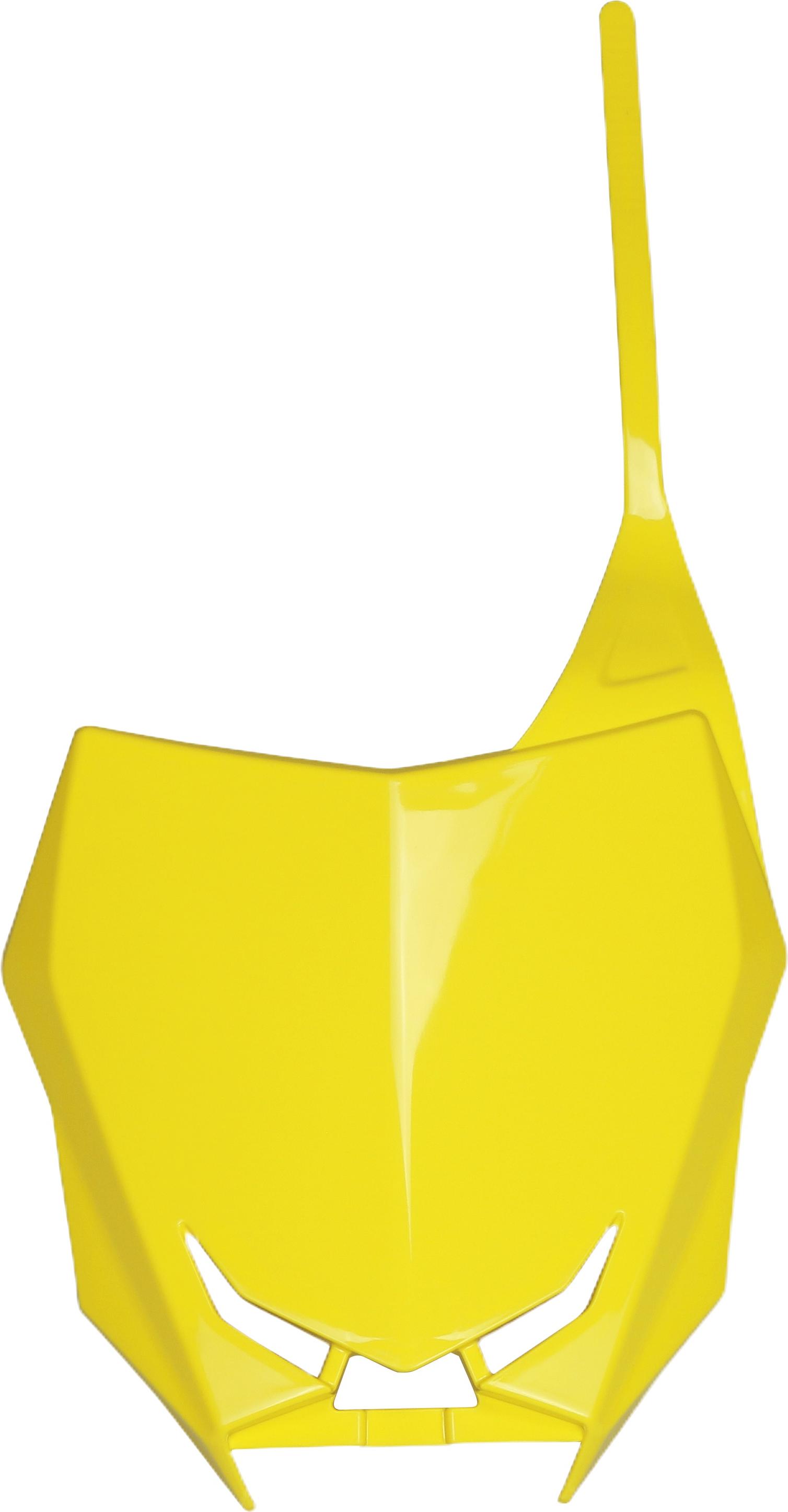 UFO pinkelt Startnummernschild Startnummernschild UFO Suzuki gelb UFO-SU04943-102