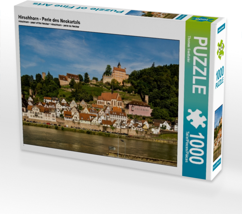 Calvendo Hirschhorn - Perle des Neckartals 1000 Teile Puzzle quer 640x480mm, Seethaler Thomas; 7457660