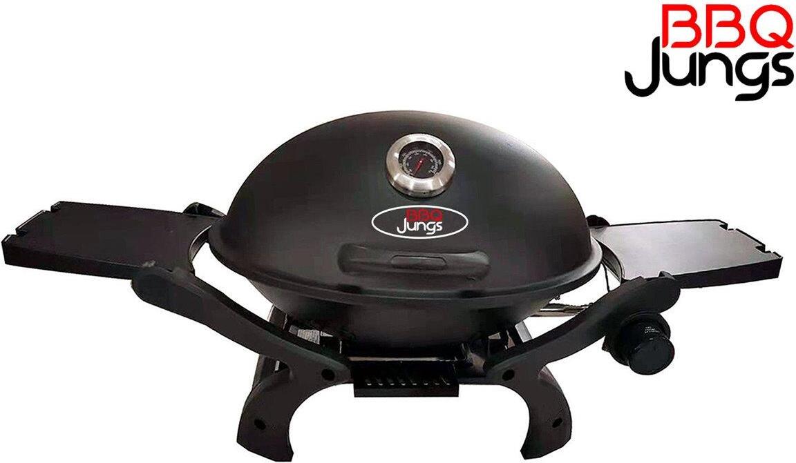 BBQJungs plynový stolný gril prenosný kempingový záhradný balkónový BBQ gril