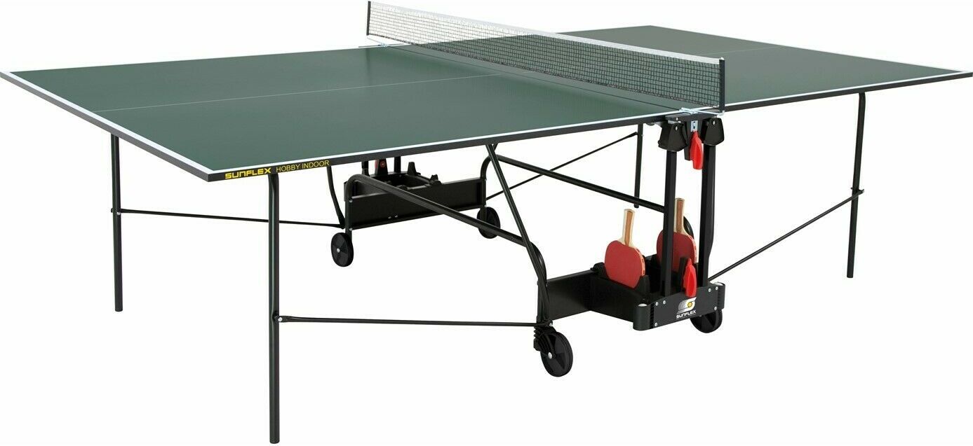 Tischtennisplatte Tischtennis Tisch Platte Hobby Indoor mit Tischtennisnetz grün