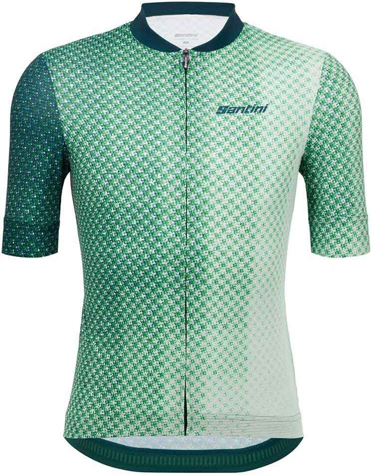 Santini Paws Forma Kurzarm-radtrikot 4XL Mann 4XL 4S94075CPAWSVERDE-VE-4XL