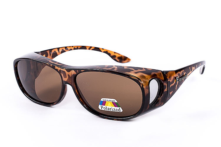 Figuretta Sonnenbrille Überbrille für Brillenträger Leolook UV400 Polarisiert 