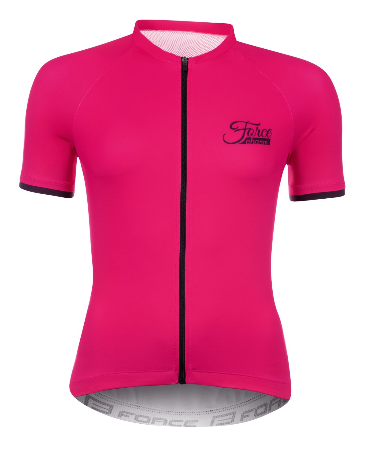 Trikot kurz jersey FORCE CHARM grellpink %%% * Größe: L 90013441-L