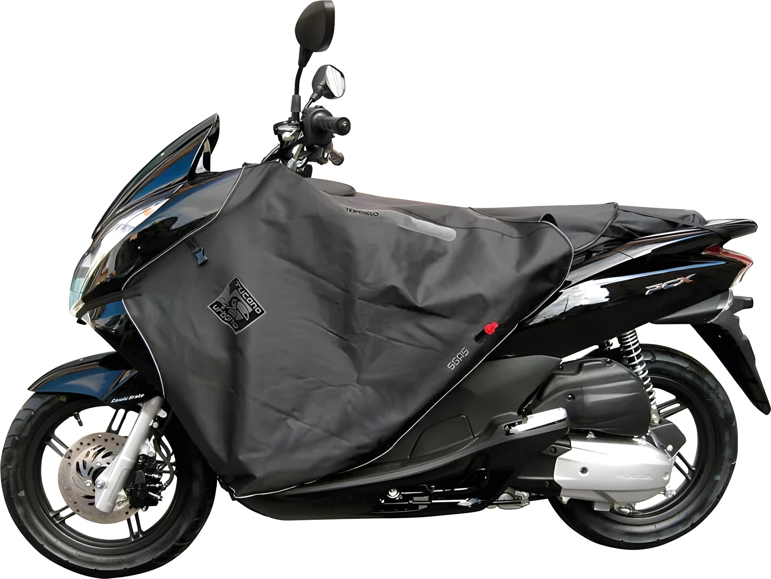 TUCANO URBANO R082 Thermoscud Beinschutz schwarz mit schwerem Nylon-Außenmaterial R082X
