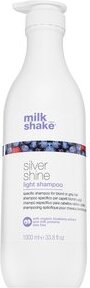 Milk_Shake Silver Shine Light Shampoo ochranný šampón pre platinovo blond a šedivé vlasy 1000 ml