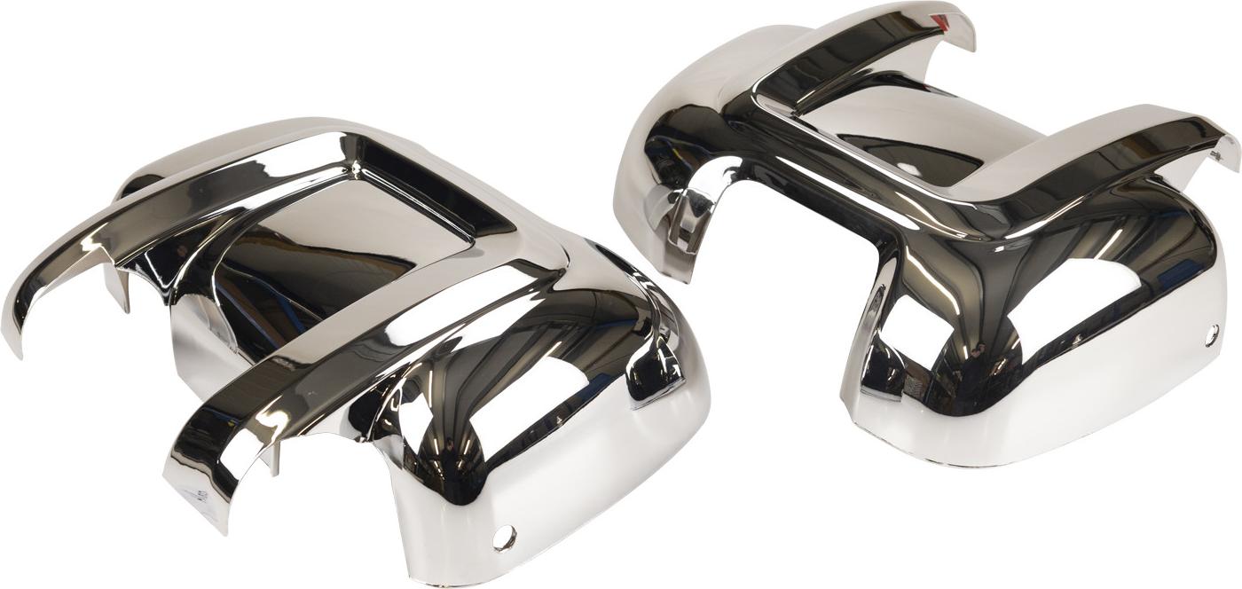 Augustin Group Spiegelkappen Schutzkappen Set kurzer Außenspiegel Chrom für Fiat Ducato 250 MLN5449