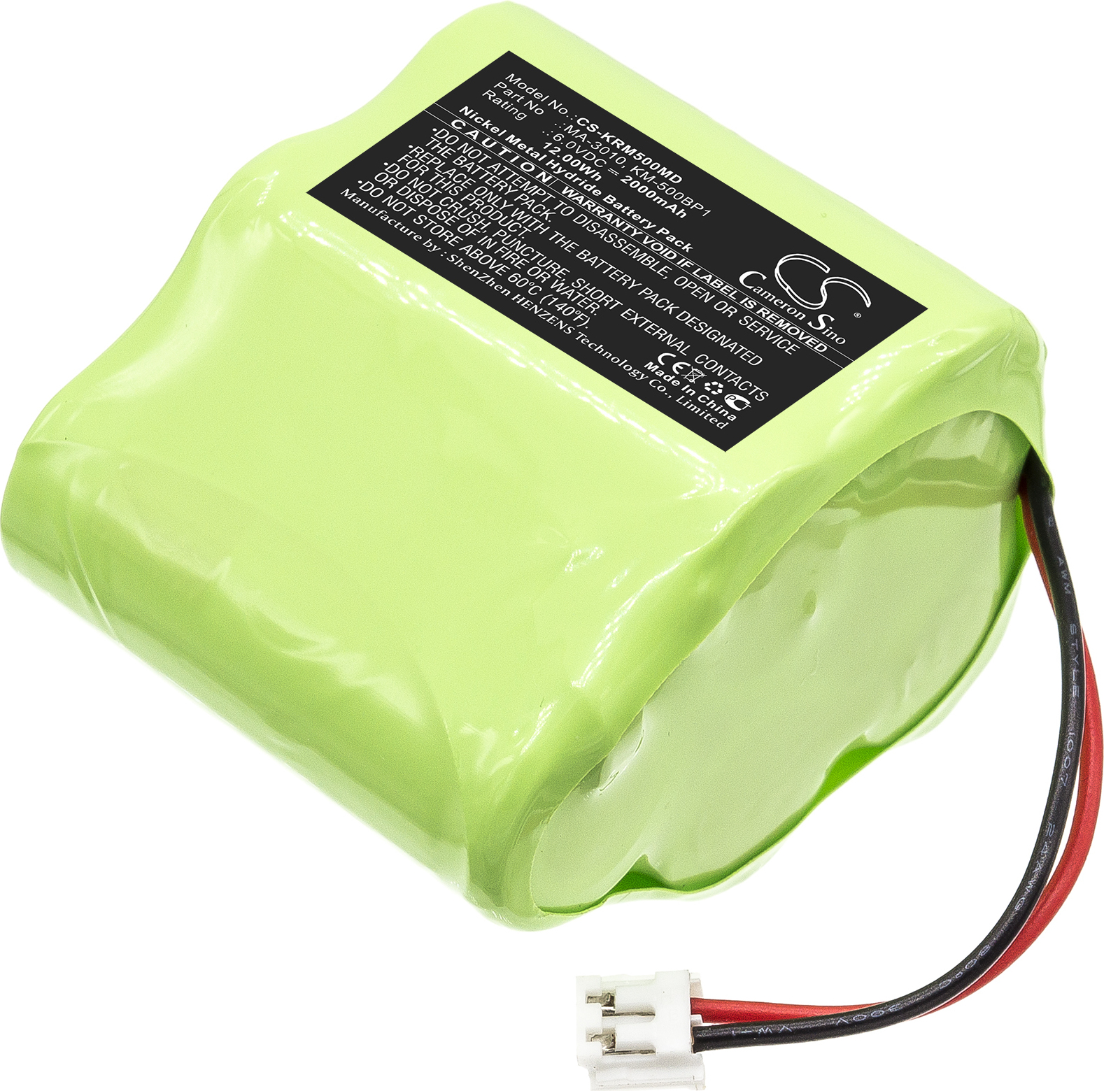 TECHTEK Akku Kompatibel mit [Nidek] keratometer KM500, KM-500BPI, für [Marco] KM-500 Auto Keratometer, KM500 Ersetzt 02904, für B11304, für KM-500 02904, B11304, KM-500BP1, KM-500BPI, MA-3010