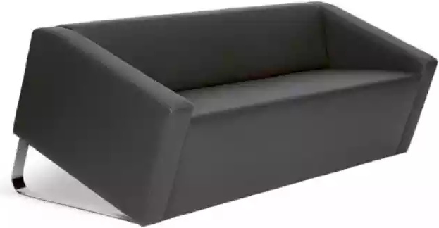 Stilvolles Sofa Büro Dreisitzer Textilcouch Wohnzimmermöbel Einrichtung