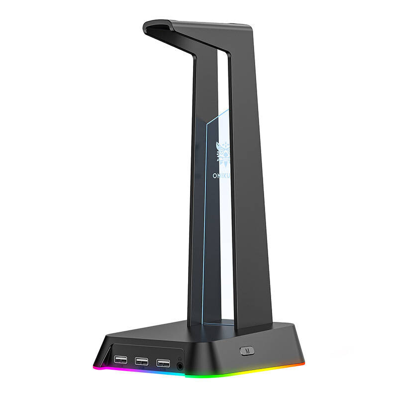 Onikuma Stojak na słuchawki z podświetleniem RGB Onikuma ST2 czarny 345463
