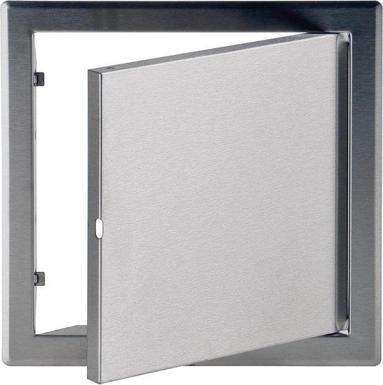 OEM Inspektionsluft Metall - Zugangstür Klapp - Wartung Zugang - Edelstahl - 20x20 cm - inox 2026