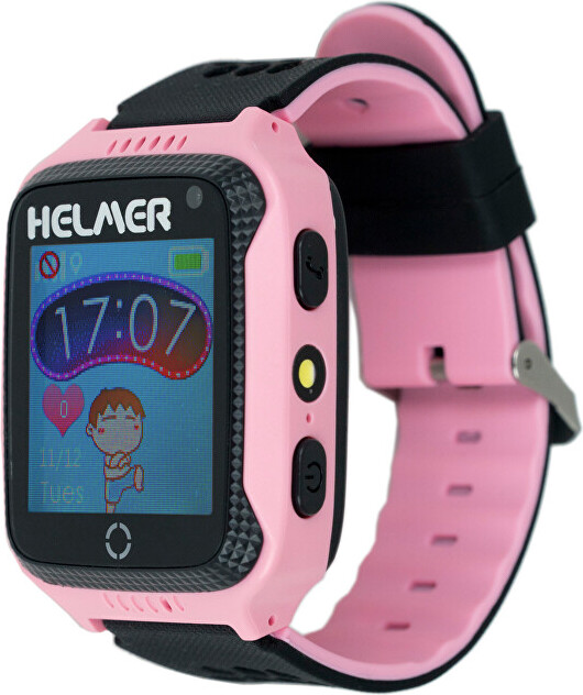 Helmer Intelligente Touch-Uhr mit GPS-Ortung und Kamera - LK 707 pink HODLK707GPSPK