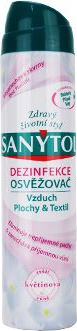 SANYTOL Kvetinová vôňa dezinfekčné osviežovač vzduchu na plochy a textil 300 ml
