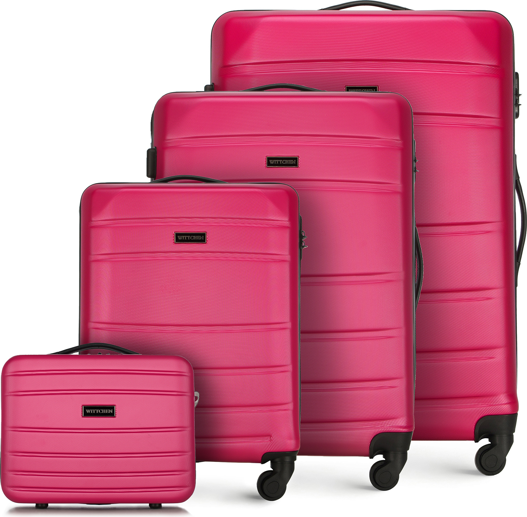 WITTCHEN 4tlg. Koffer Set Globe line Kollektion (H)77 x(B)54x(T)29cm 56-3A-65K-34