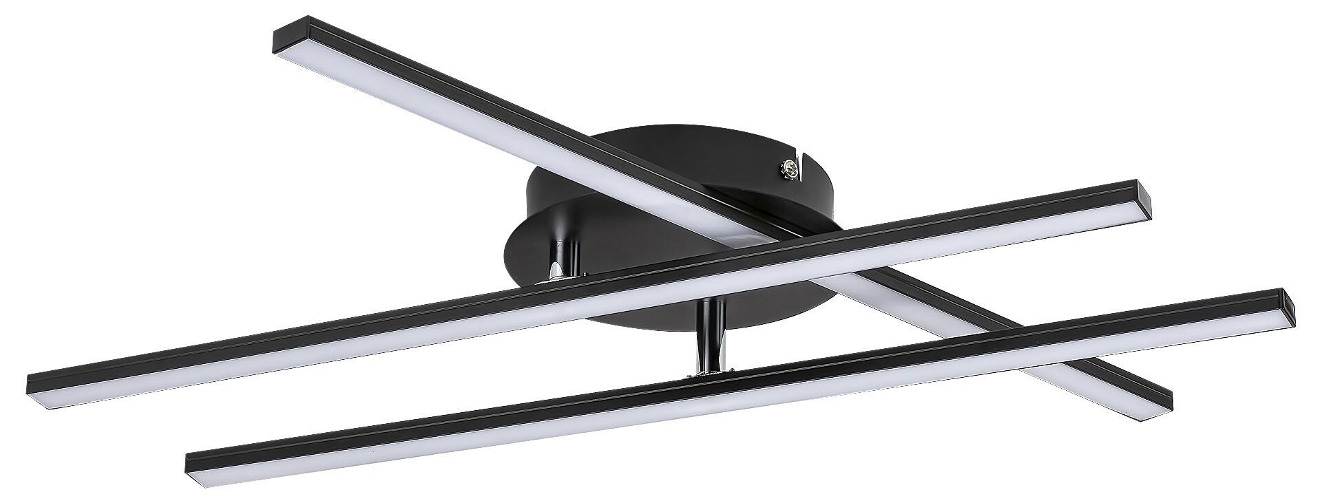 Rabalux Deckenleuchte Svetlana schwarz weiss LED 25W L:8.5cm Ø53.5cm 3514