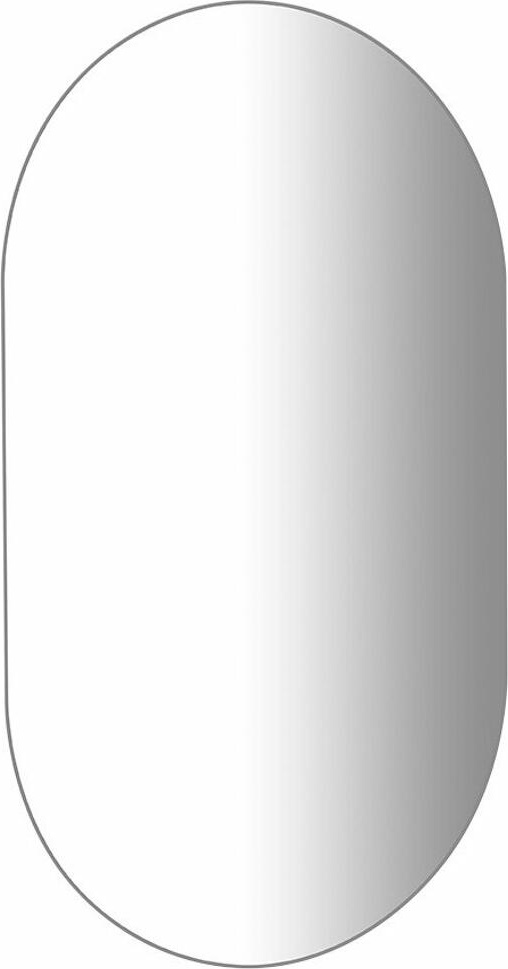 HAK Spiegel mit Schnittkante 50x85cm, Oval, CU free 22504