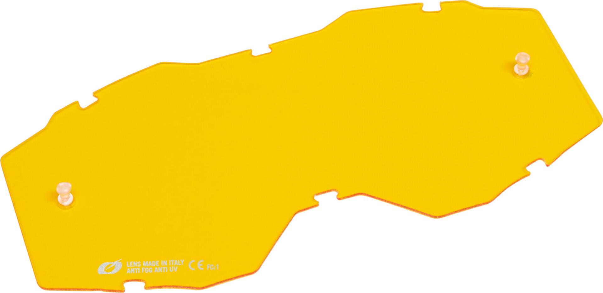 O'Neal Oneal B-10 Kinder Ersatzscheibe, gelbe tönung, Einheitsgröße 6029-925