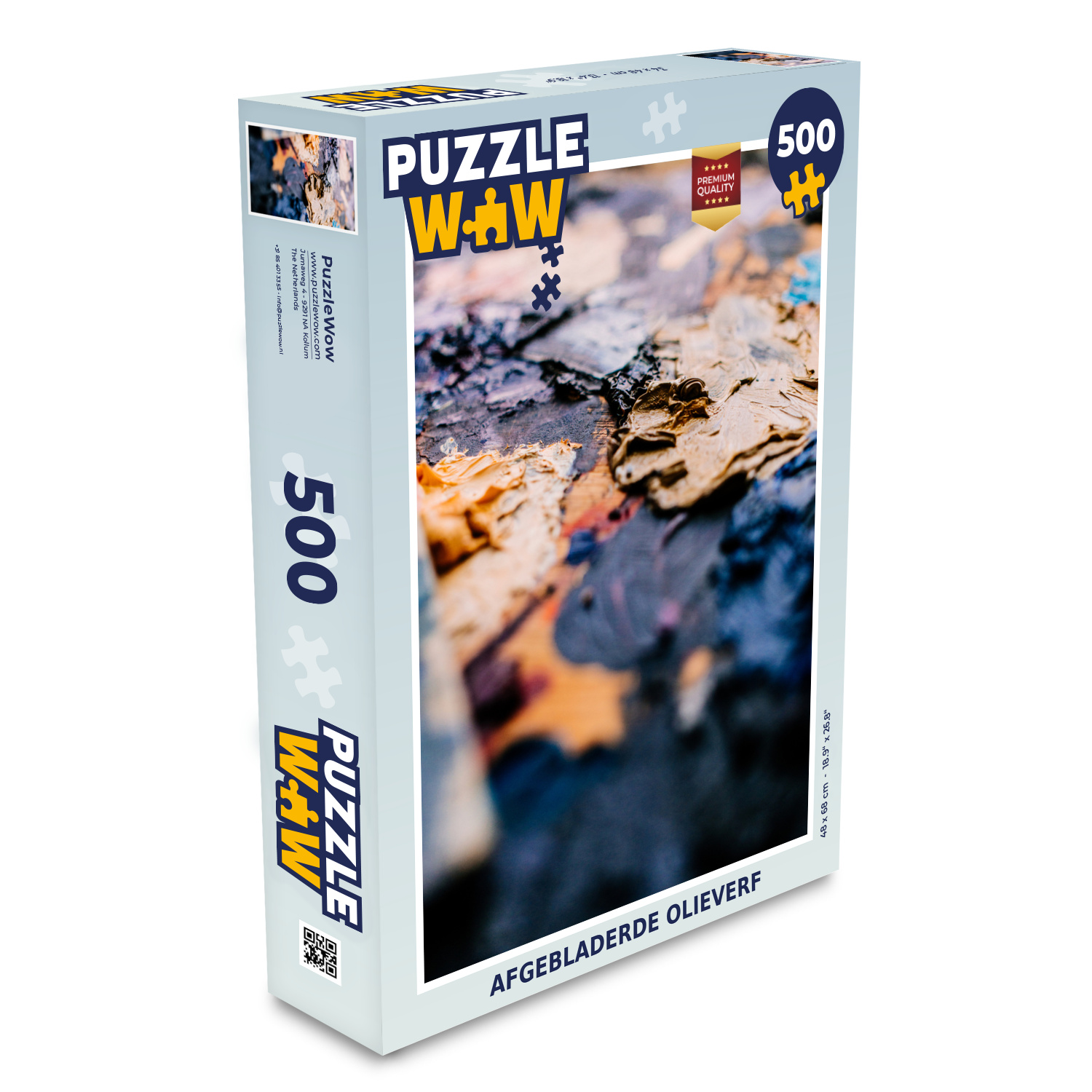 MuchoWow® Puzzle 500 Teile Flockiges Öl Farbe - Denken - Spiel - Toy 137|1344177