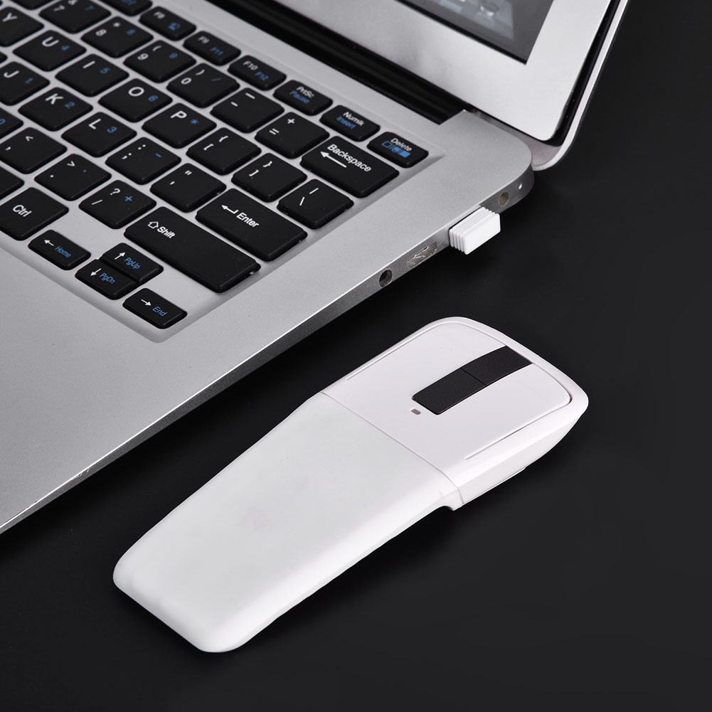 Cocosity Maus, 2.4GHz Maus, klappbare Maus, kabellose Maus, Bogenmaus, Touch-Maus, Maus USB-Empfänger, Maus für PC, Maus für Notebook, Maus für Smart TV