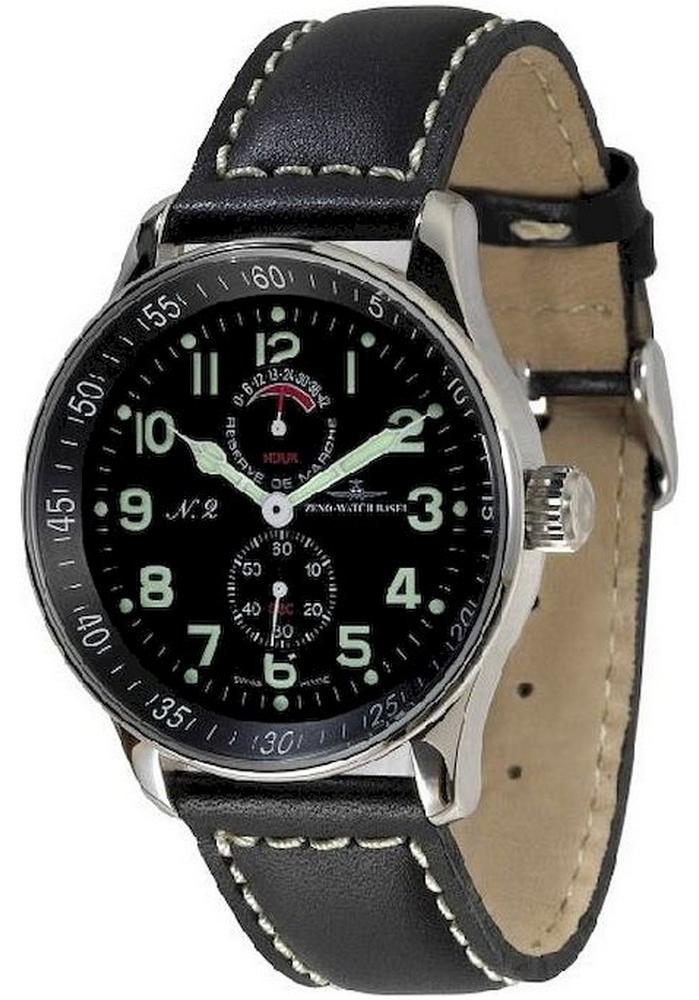 Zeno-Watch - Náramkové hodinky - Pánske - Chrono - X-Large Pilot Ltd Edt P701-a1