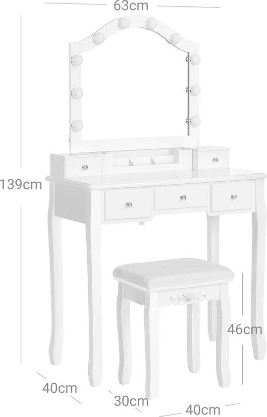 OEM Makeup Vanity Set aus MDF - 80 cm x 40 cm x 139 cm - Schönheitsstation 2026