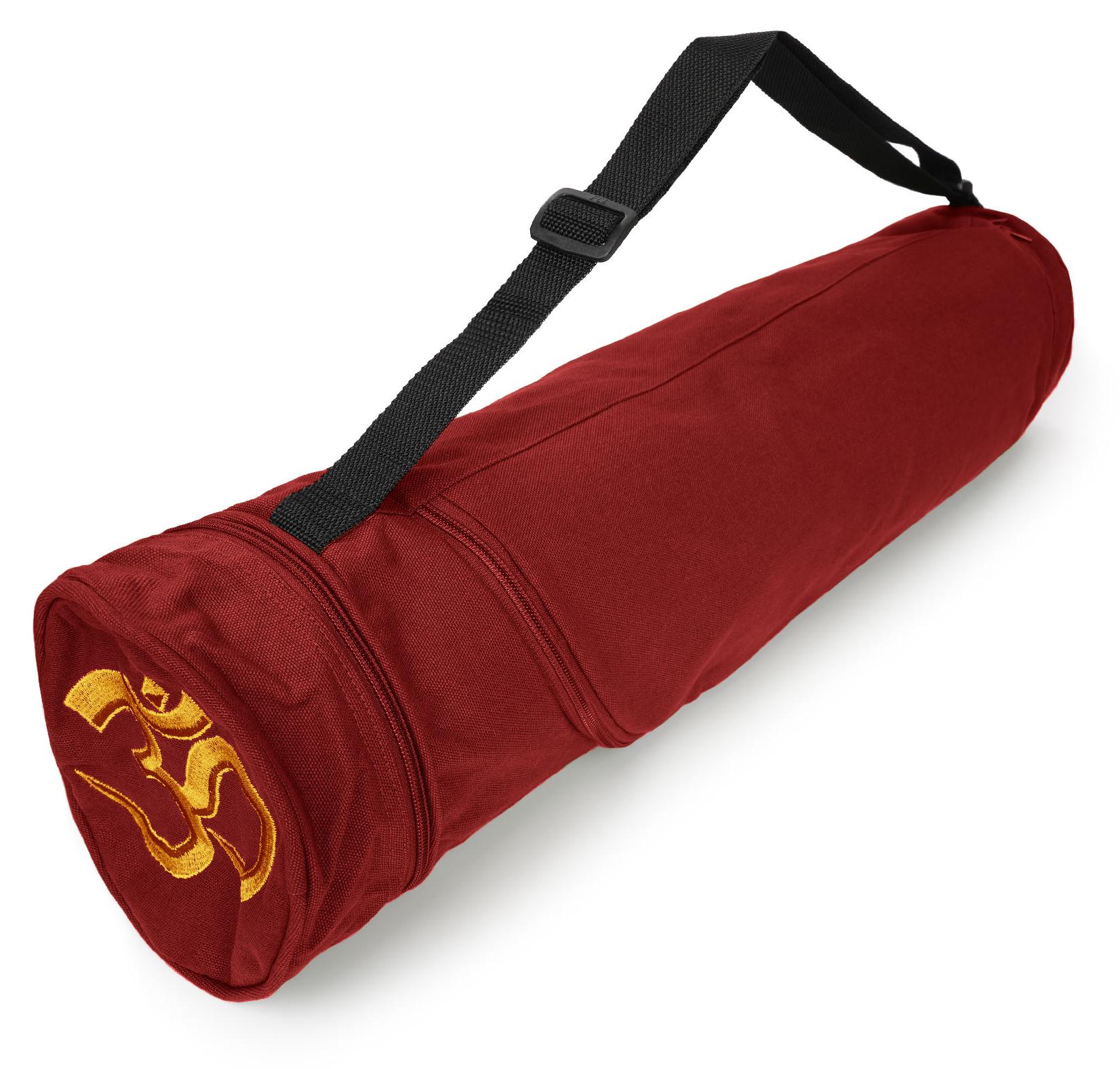 YOVANA yogabox Yogatasche OM Baumwolle - bordeaux 71 x 15 x 15 cm 379