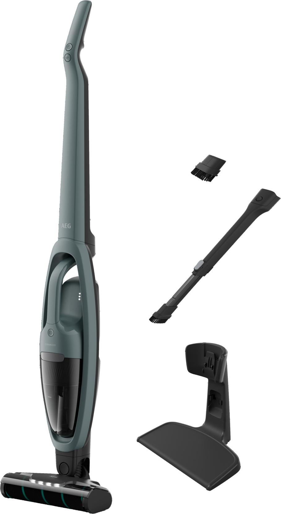 AEG CLEAN 5000 Akumulátorový vysávač 2v1 / Doba prevádzky na batérie: do 50 minút / Farba: Ocean Green AS52CP21OG Green