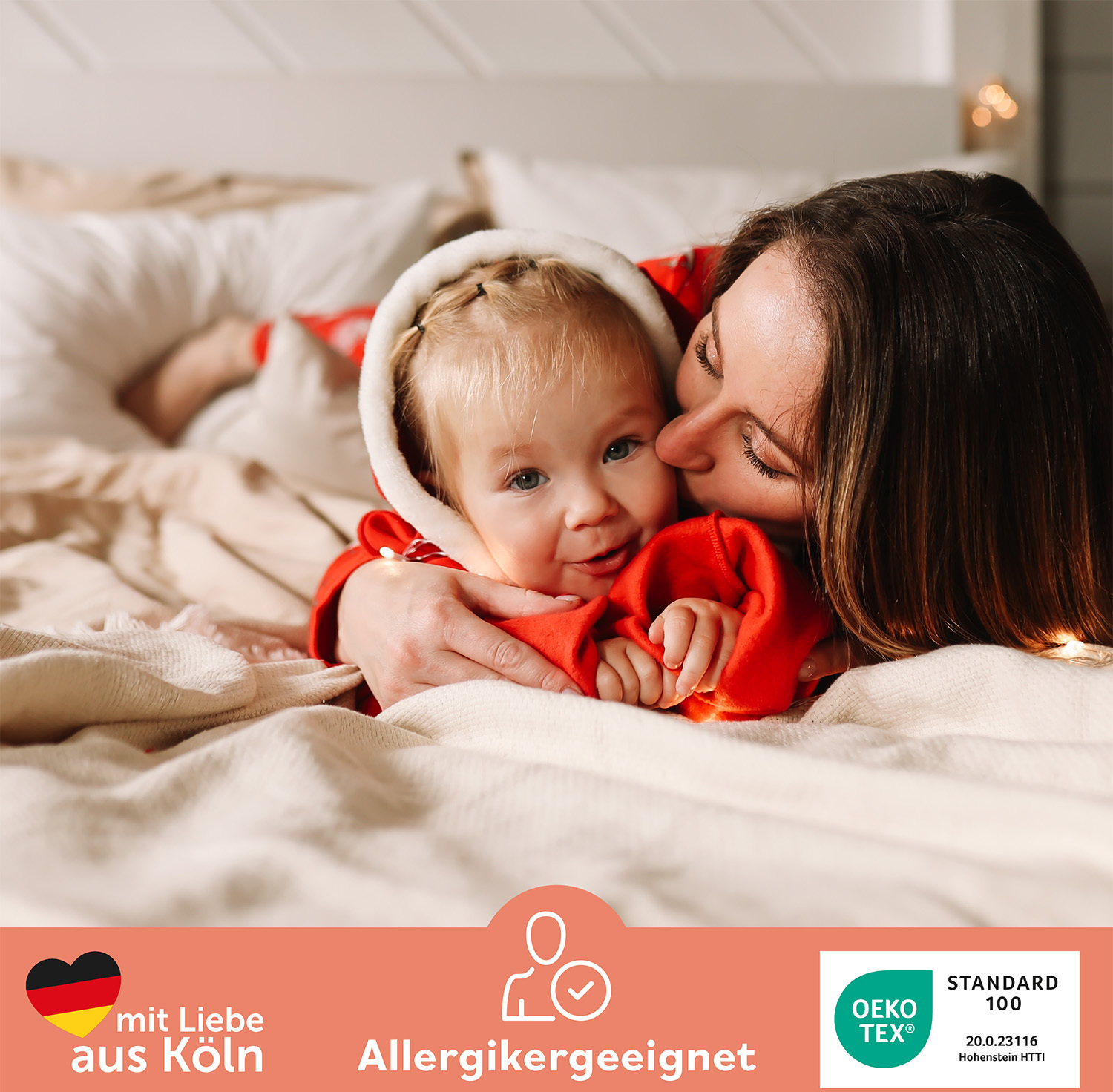 Blumtal Spannbettlaken Cashmere Touch 160x200 cm Plüsch - Spannbettlaken 160x200cm Winter aus Mikrofaser - Cashma Plüsch Spannbettlaken Rot 4,2519E+12