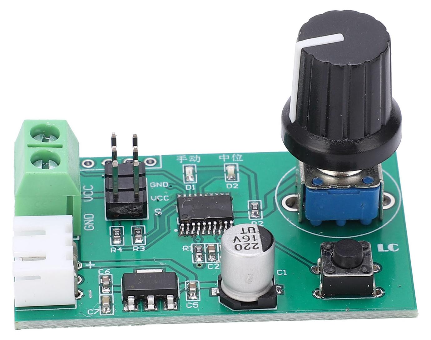 Gistuch Zweikanaliges Servo-Steuerplatinen-Lenkgetriebe-Debugging-Modul für Futaba SG90