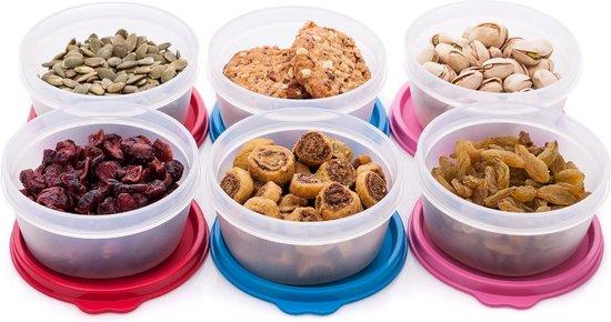 OEM Wiederverwendbare Plastikdosen, stapelbar, luftdicht, 6er Set, 184g, für Snacks 2026