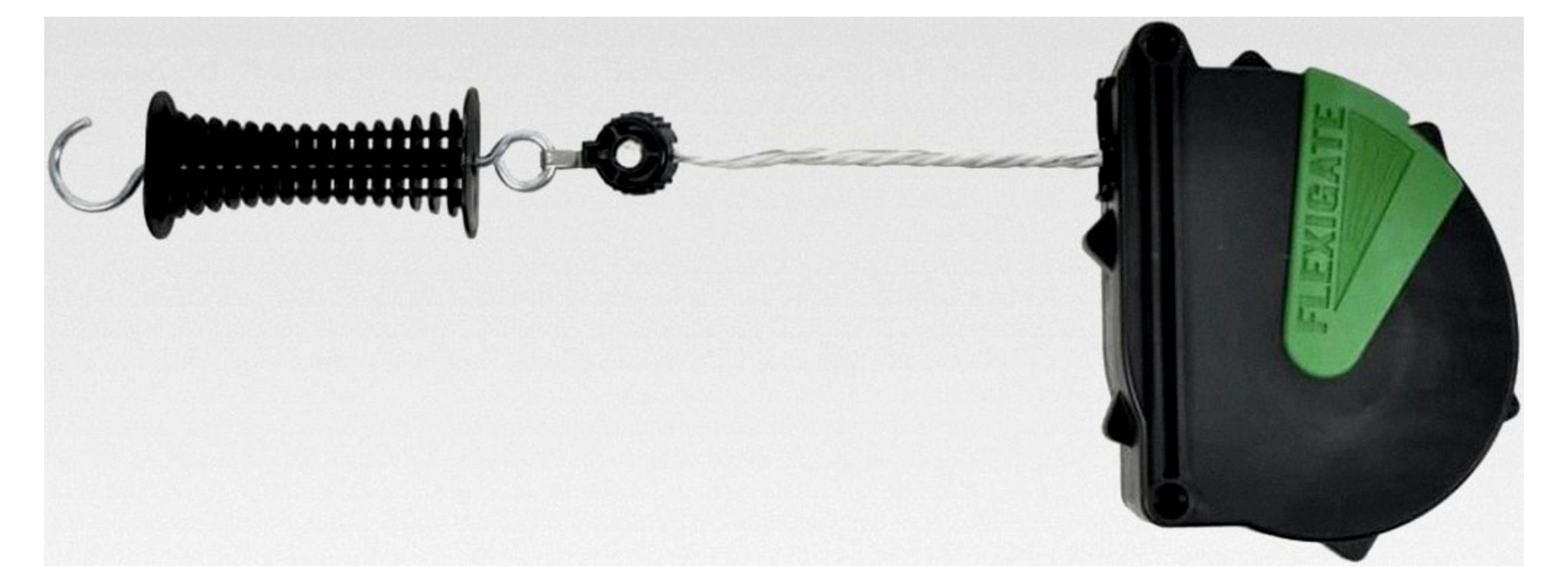 Markenlos Flexigate - flexibles Torsystem mit Seil - 7,5 m