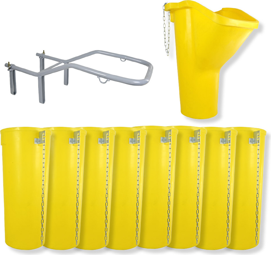 Profi Bauschuttrutsche Schuttrutsche Schuttrutschen Schuttrohr SET (10-tlg 9 m)