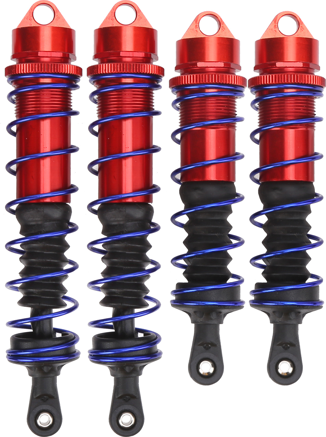 Cocosity 1/8 RC Car Front Rear Shock Absorber,1/8 RC Metal Front Rear Shock Absorber,Front Rear Metal Shock Absorber Damper,Front Rear Shock Absorber,RC Metal Shock Absorber Damper,120mm Front 140mm Rear Metal Shock Absorbe