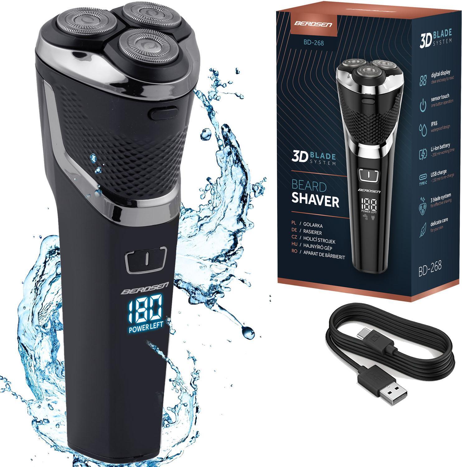 Berdsen BD-268 Elektrorasierer schwarz AJ326800