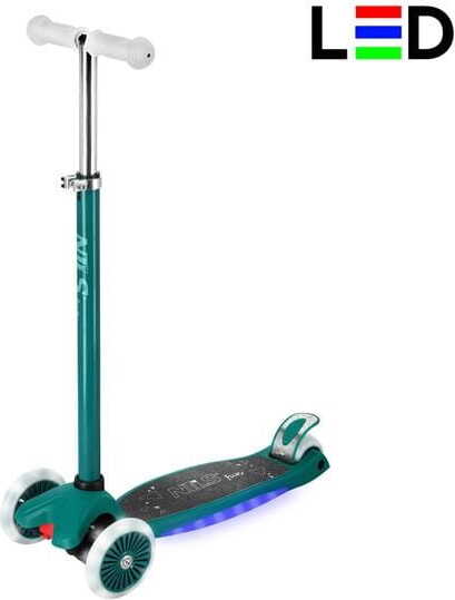Dtská tíkolová kolobka NILS Fun HLB1310 s LED